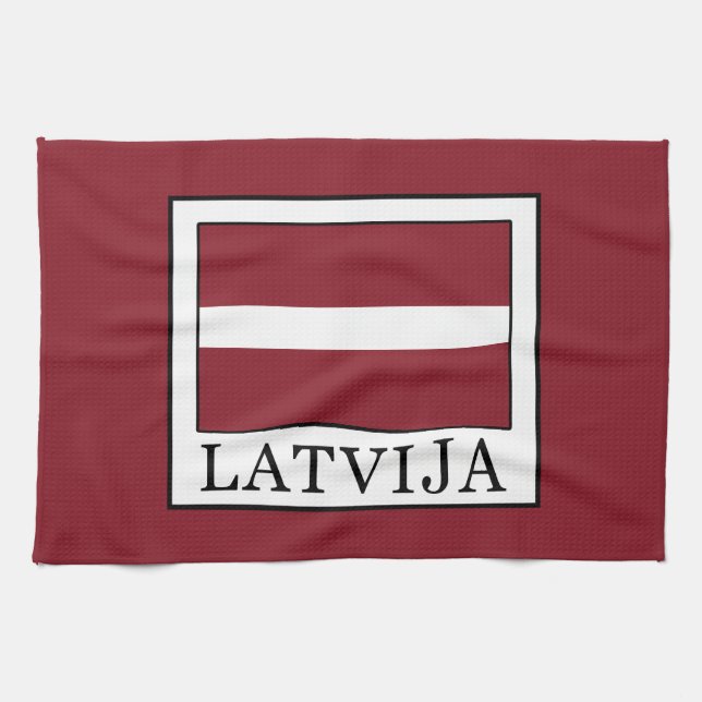 Latvija Handtuch (Horizontal)