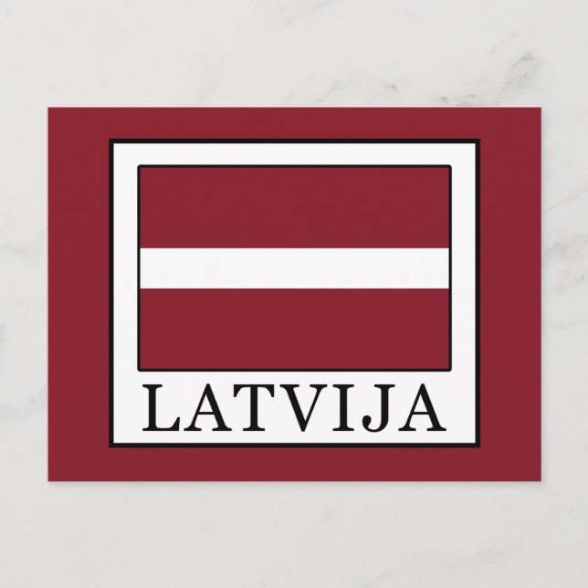 Latvija Postkarte (Vorderseite)