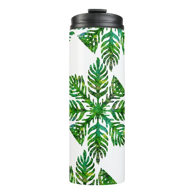 Lauae hawaiian quilter Muster Thermosbecher (Vorderseite)