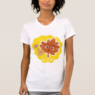 Laub macht mich atemlos | Süßer Herbstblatt-Wortsp T-Shirt