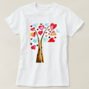 Laubbaum-Kalkvalemtine T-Shirt