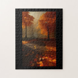 Laubblättergoldgelbe Blätter durchqueren