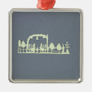 Laube Silbernes Ornament