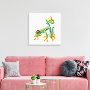 Laubfrosch Leinwanddruck