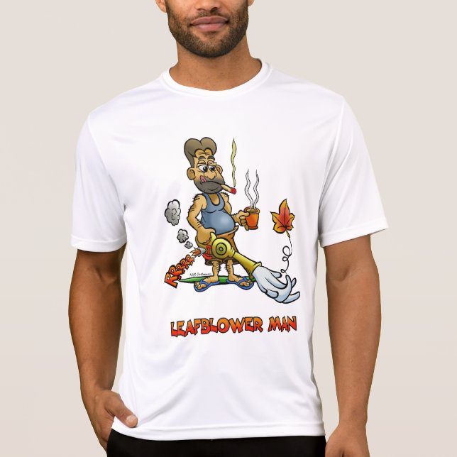 Laubsauger-Mann! T-Shirt (Vorderseite)
