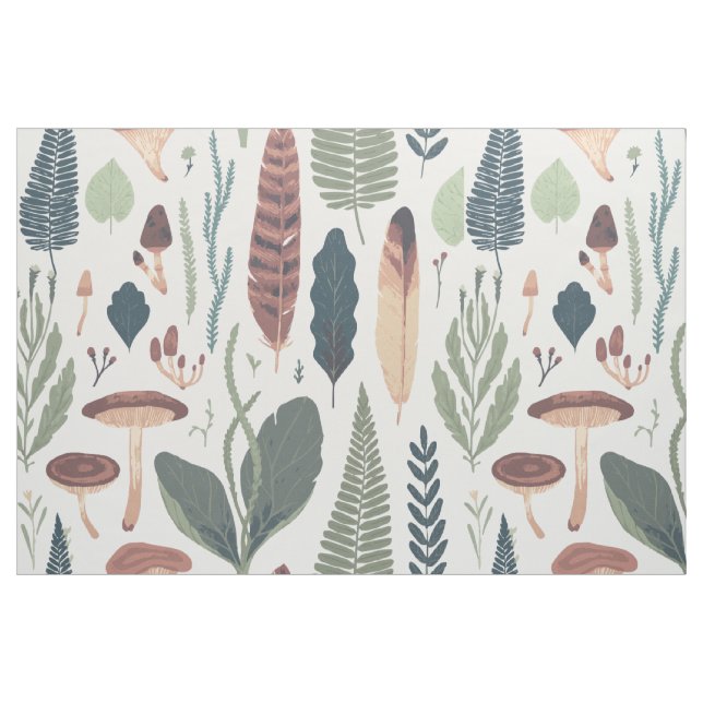 Laubwaldstruktur von Herbstfarben Stoff (Yard (91,4 cm))