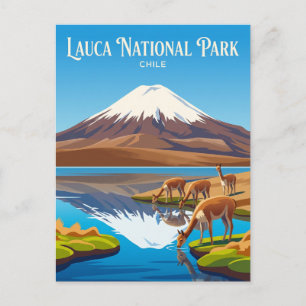 Lauca-Nationalpark Chile Postkarte