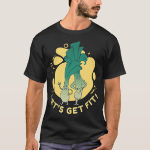 Lauch Gemüse Lustiges Lauch Design T-Shirt