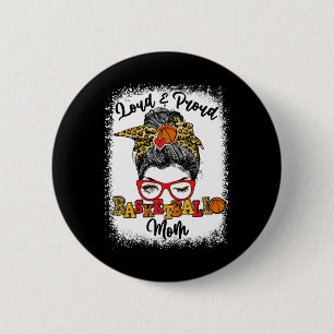 Laud und stolz Bysketbyll Mama Messy Bun gebleicht Button