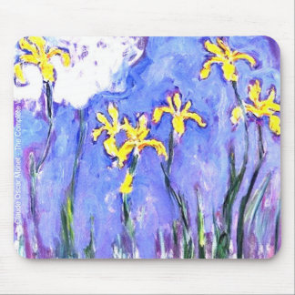 laude Monet gelbe Iris Mousepad
