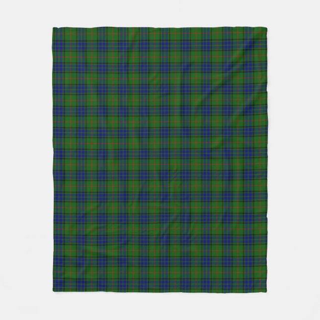 Lauder Clan Tartan Kariert Fleece Blanket (Vorderseite)