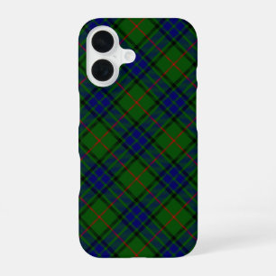 Lauder-Tartan blau-grün kariert iPhone 16 Hülle