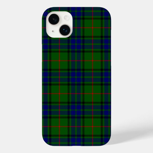 Lauder Tartan Blau kariert Case-Mate iPhone 14 Plus Hülle (Rückseite)