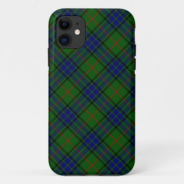Lauder Tartan Blau kariert Case-Mate iPhone Hülle (Rückseite)