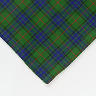 Lauder Tartan Blau kariert Fleecedecke