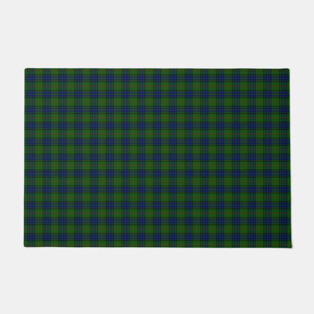 Lauder Tartan Blau kariert Fußmatte (Vorderseite)