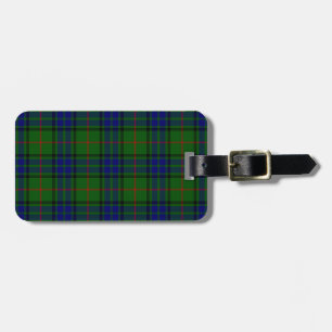 Lauder Tartan Blau kariert Gepäckanhänger