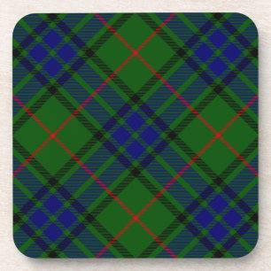 Lauder Tartan Blau kariert Getränkeuntersetzer