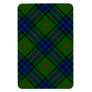 Lauder Tartan Blau kariert Magnet