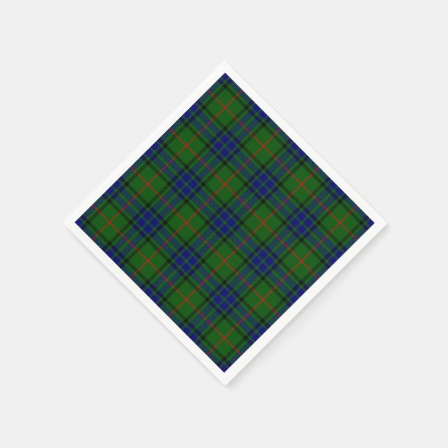 Lauder Tartan Kariert Paper Napkins Serviette (Ecke)