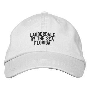 Lauderdale am Meer Florida Hat Bestickte Baseballkappe