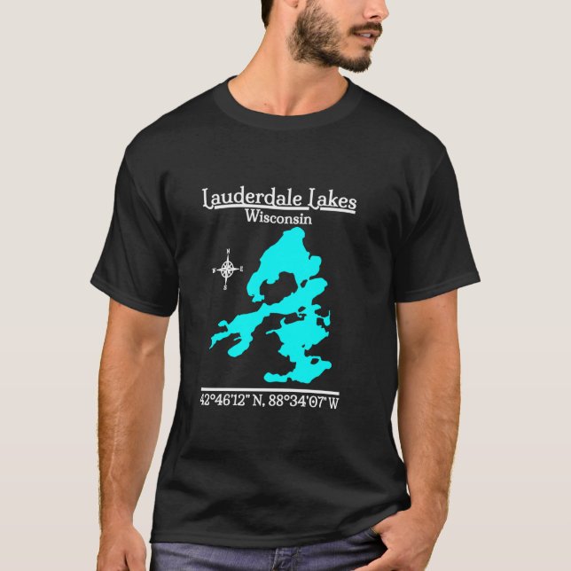 Lauderdale Lakes Wisconsin Long Sleeve T Shirt (Vorderseite)