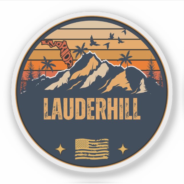 Lauderhill, Florida Aufkleber (Vorderseite)