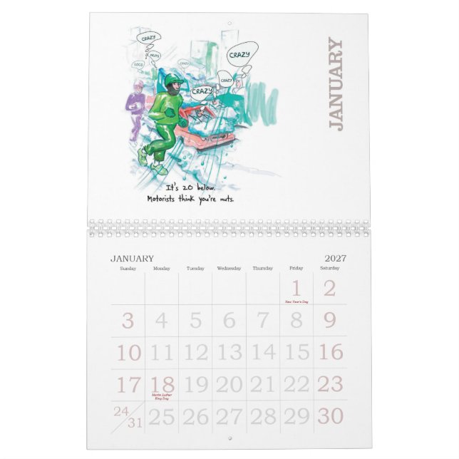 Lauf 2013 - Kalender für Läufer (Jan 2027)