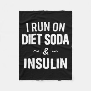 Lauf auf Diät-Cola und Insulin - Diabetes-Bewussts Fleecedecke