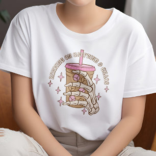 Lauf auf Koffein und Chaos Kaffee Lover T-Shirt