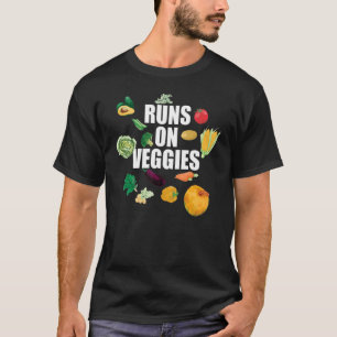 Lauf auf Veggies Vegan Vegetarier-Runner Vegan T-Shirt