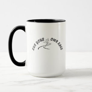 Lauf Deinen Eigenen Weg Motivations-Tasse Inspir Tasse