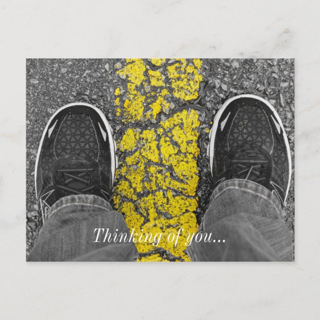 Lauf der Linie Postkarte (Vorderseite)