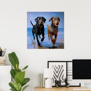 "Lauf frei, lauf zusammen" Strand Best Buddies    Poster