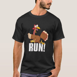 Lauf Funny Erntedank Lauf 5k Race Türkei Trot T-Shirt