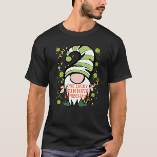 Lauf Funny St Patrick S Day Lucky Gnome Familie T-Shirt