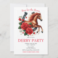 Lauf für Rose Race Horse Derby Party