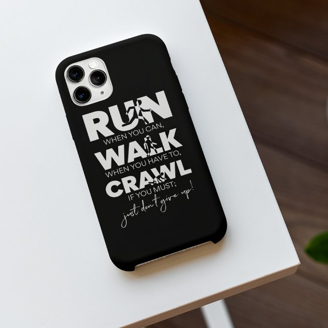 Lauf... Gehen... Crawl... Gib einfach nicht auf! Case-Mate iPhone Hülle (Von Creator hochgeladen)