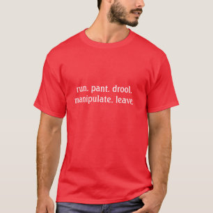 Lauf. Hose. Geifer. manipulieren Sie. gehen Sie T-Shirt
