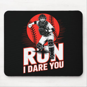Lauf ich wage dich Fänger lustig Fänger Quo Mousepad
