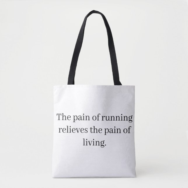 Lauf-Inspiration Tragetasche Tasche (Vorderseite)