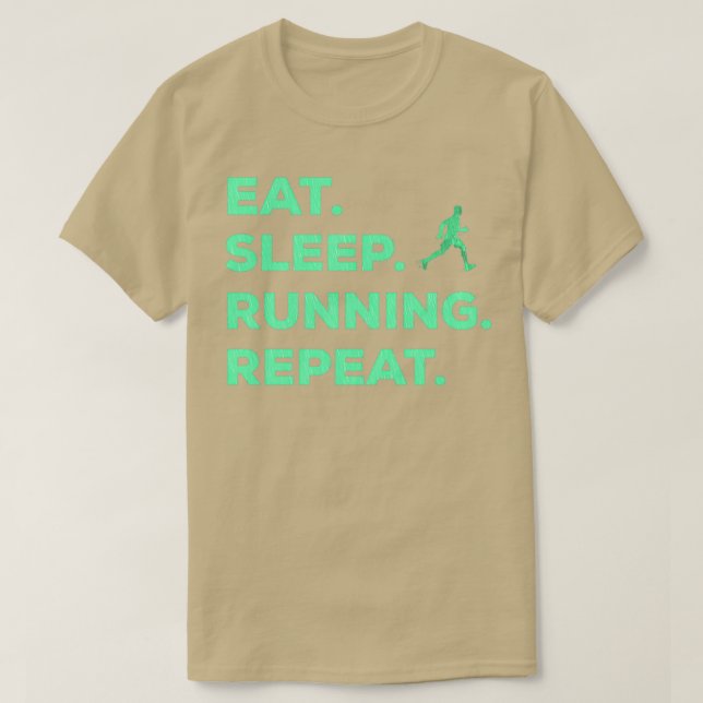 Lauf-Joggen-Sportmotto lustig 2 T-Shirt (Design vorne)