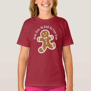 Lauf, laufe so schnell du kannst, schnappe Brot un T-Shirt