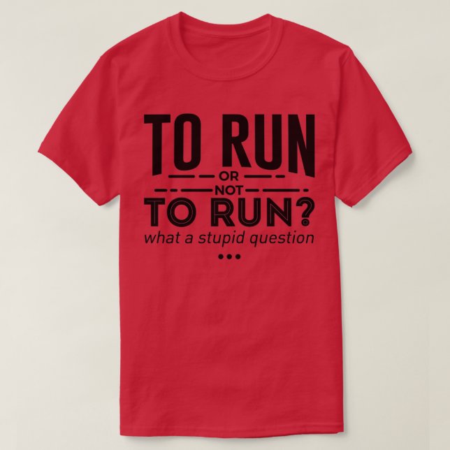 Lauf läuft sein Leben T-Shirt (Design vorne)