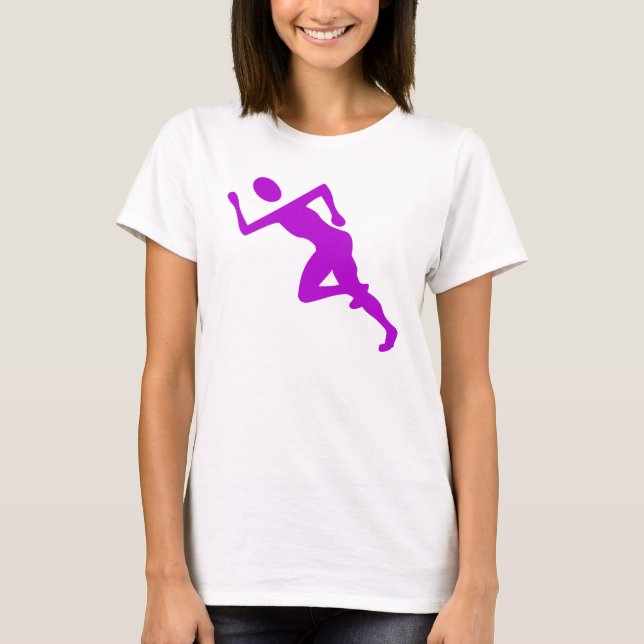 Lauf - Lila T-Shirt (Vorderseite)