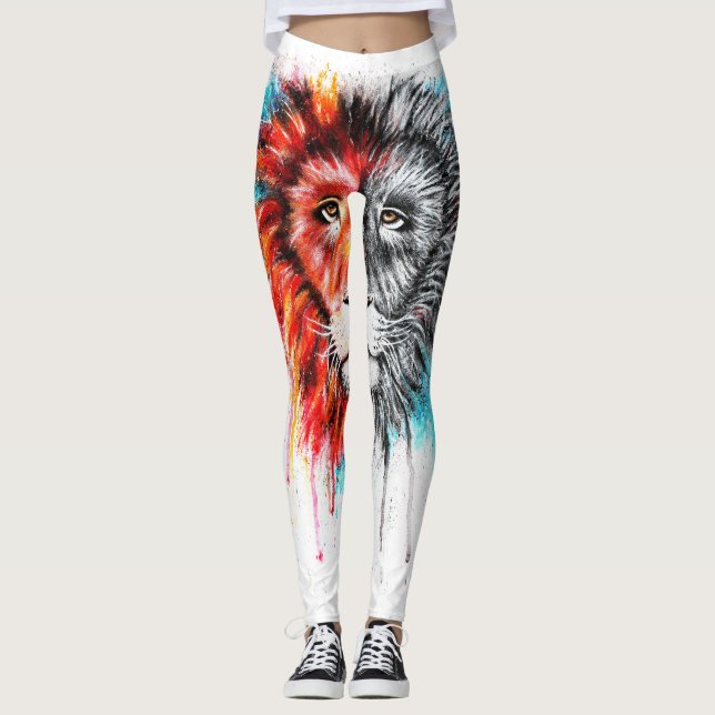 Lauf mit deinem Stamm! Leggings (Vorderseite)