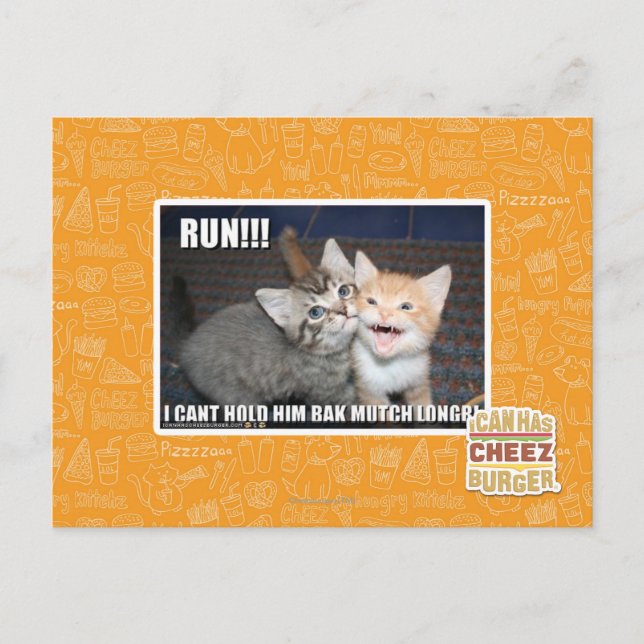 LAUF!!! POSTKARTE (Vorderseite)