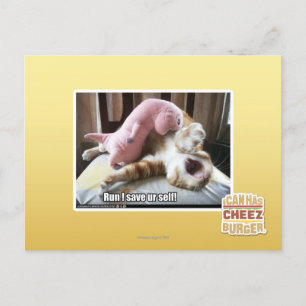 Lauf! Rett dich! Postkarte