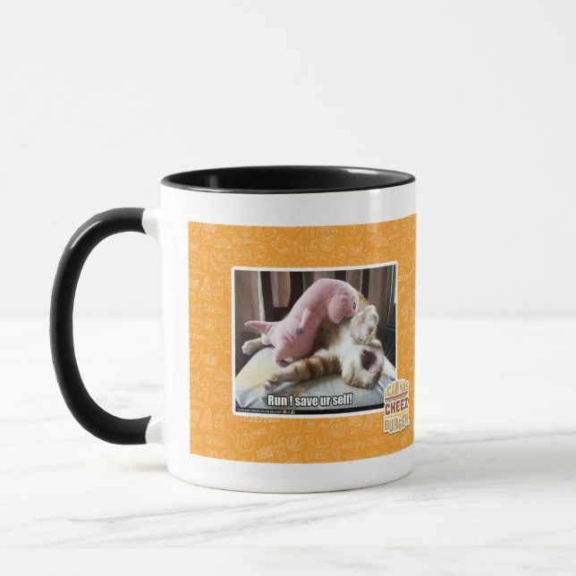 Lauf! Retten Sie ur Selbst! Tasse (Links)