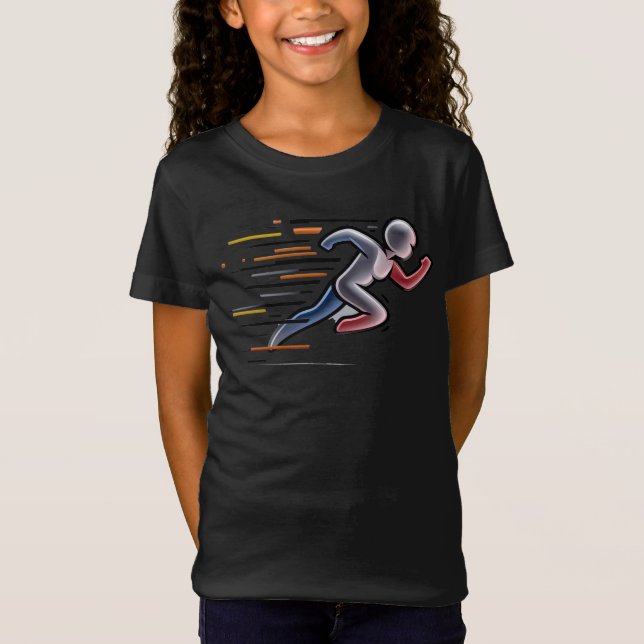 Lauf schnell T-Shirt (Vorderseite)